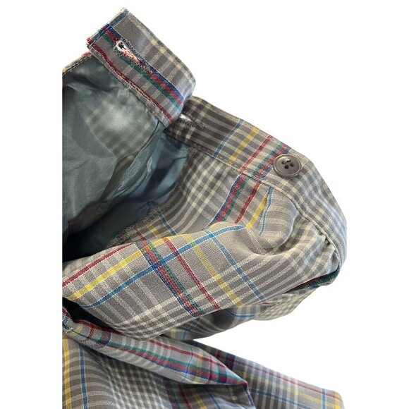 Pendleton Vintage  90s Plaid Academia Secretarial Skirt Pleated Front Size Small - Picture 6 of 8